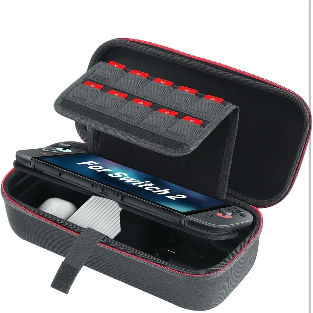Black and Red Gaming Console Case